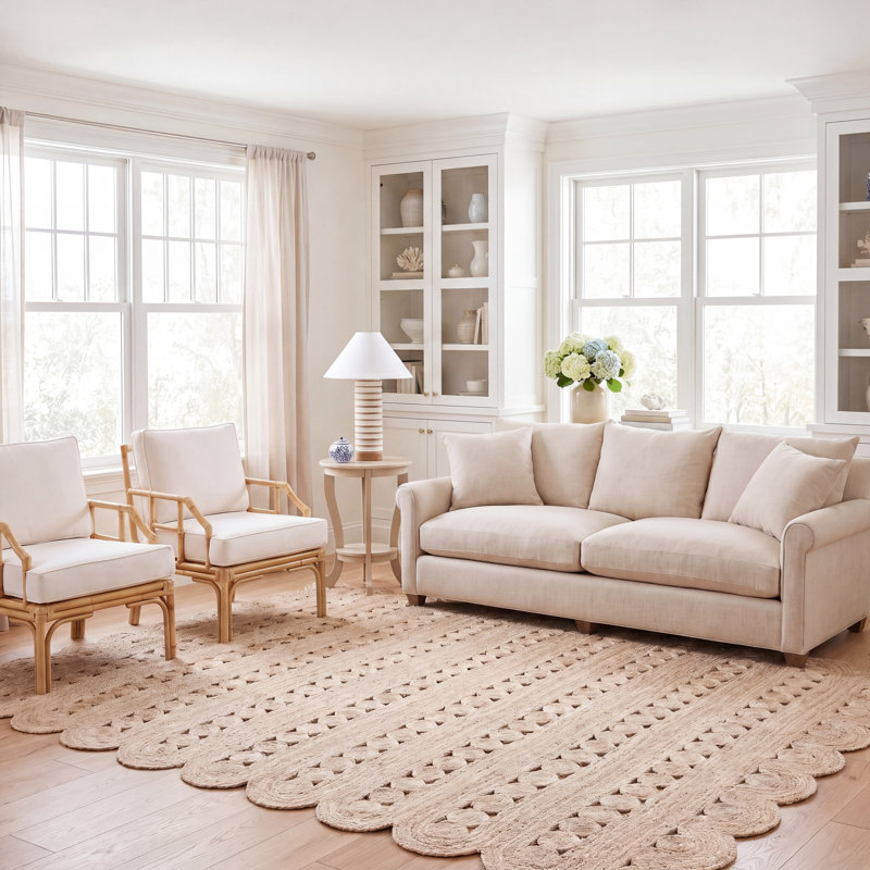 Hanley Hand Woven Jute Rug, Rectangle 8' x 10'