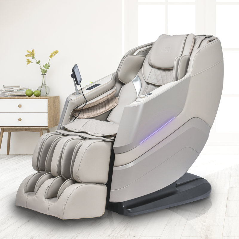 Fauteuil de massage TP-Epic 4D, Similicuir taupe, Taupe