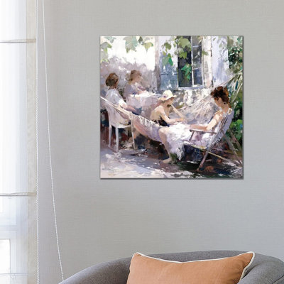 Tell Me A Story by Willem Haenraets - Wrapped Canvas Print