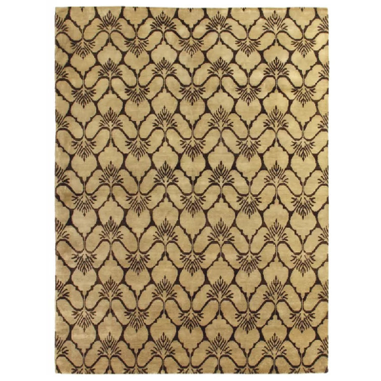 Metro Wool Floral Area Rug