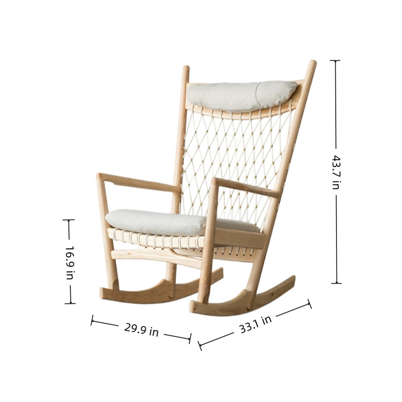 Solid Wood Rocking Chair