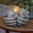 Exhart Solar Cradled Angel Dog Memorial Garden Statue, 8 by 5 Inches