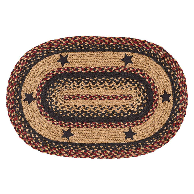 Kypros Cotton Rug, Oval 5' x 8'