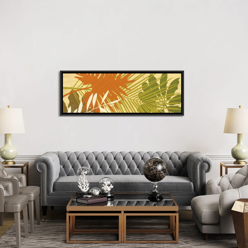 «Fresh I», impression sur toile, H 20 po x l 60 po x P 1,5 po, Toile avec cadre noir
