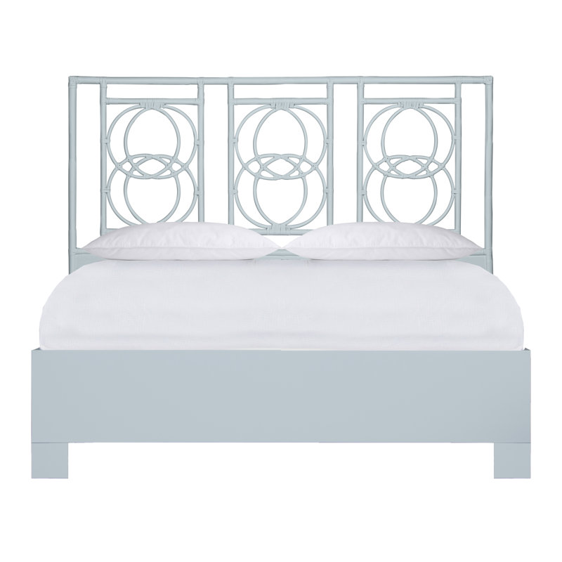 Emilia Standard Bed, Light Blue, King