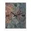 Grey And Brown Abstract Marble Art - Abstract Metal Wall Clock-1940731786