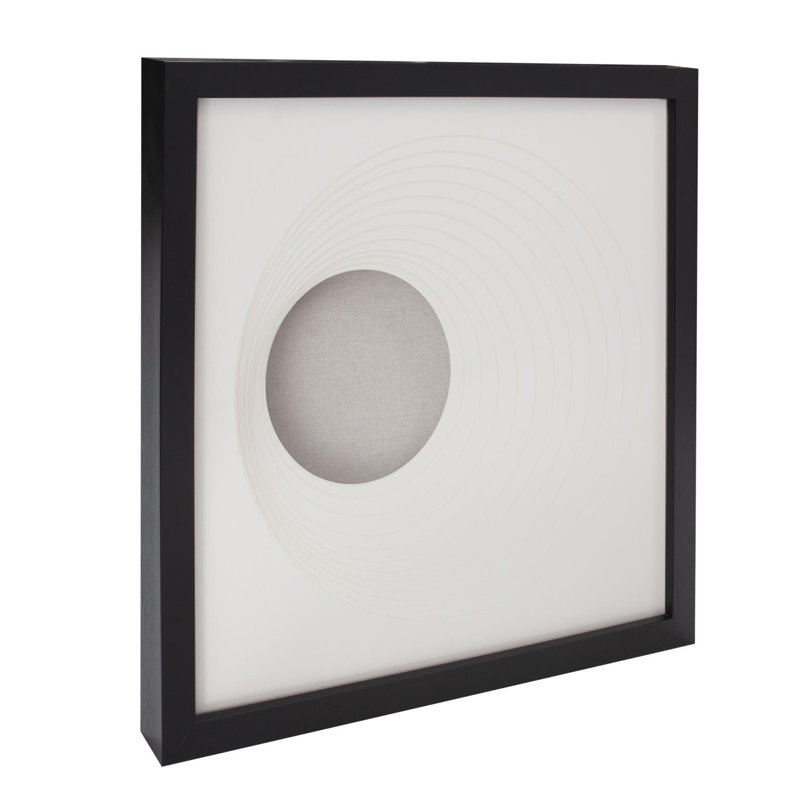 Dimensional Paper Circle Shadowbox Art