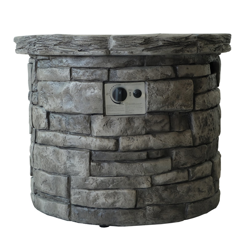 Cooksey Concrete Propane Fire Pit Table