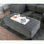 Transitional Style Ottoman with Tapered Legs