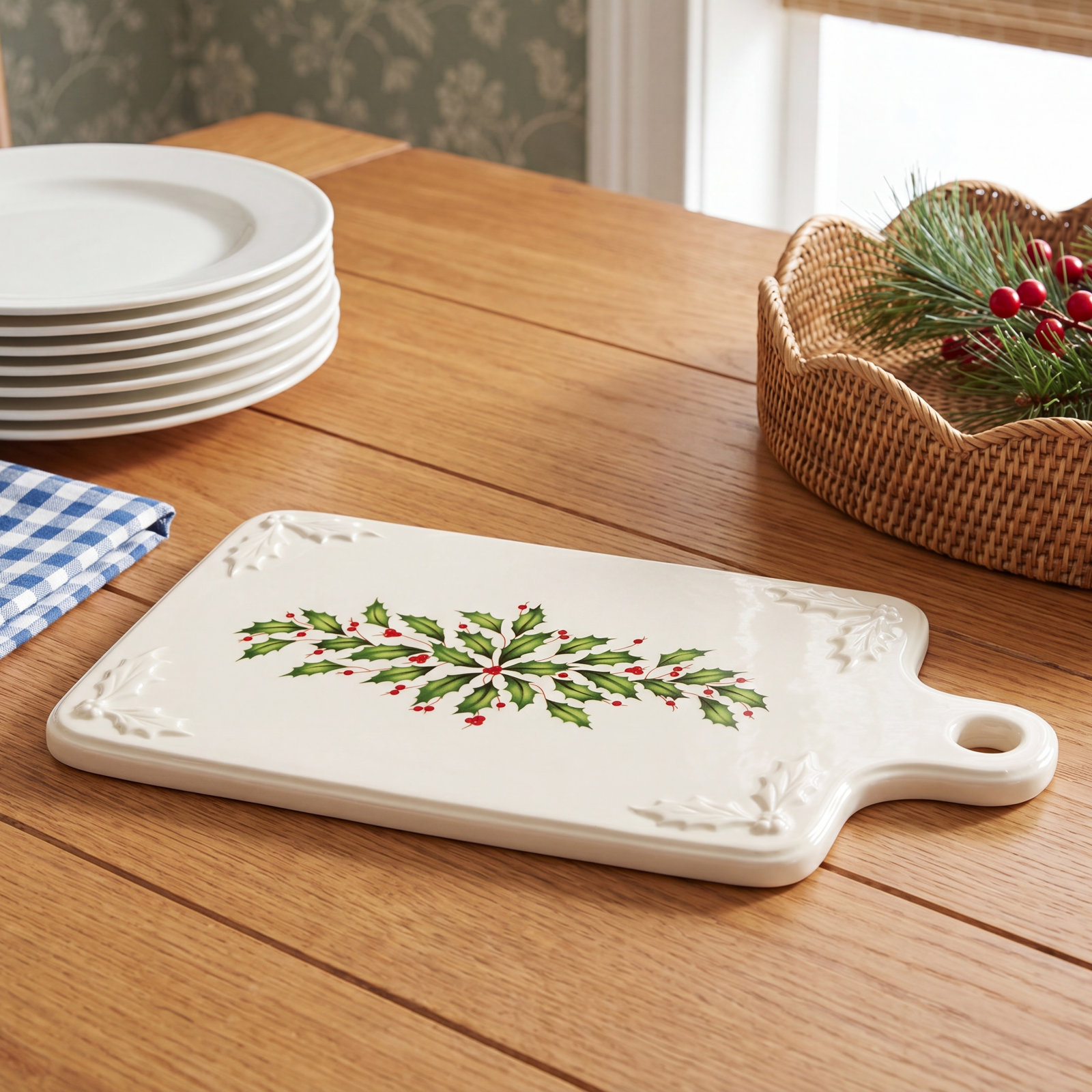 Lenox Holiday Porcelain Platter