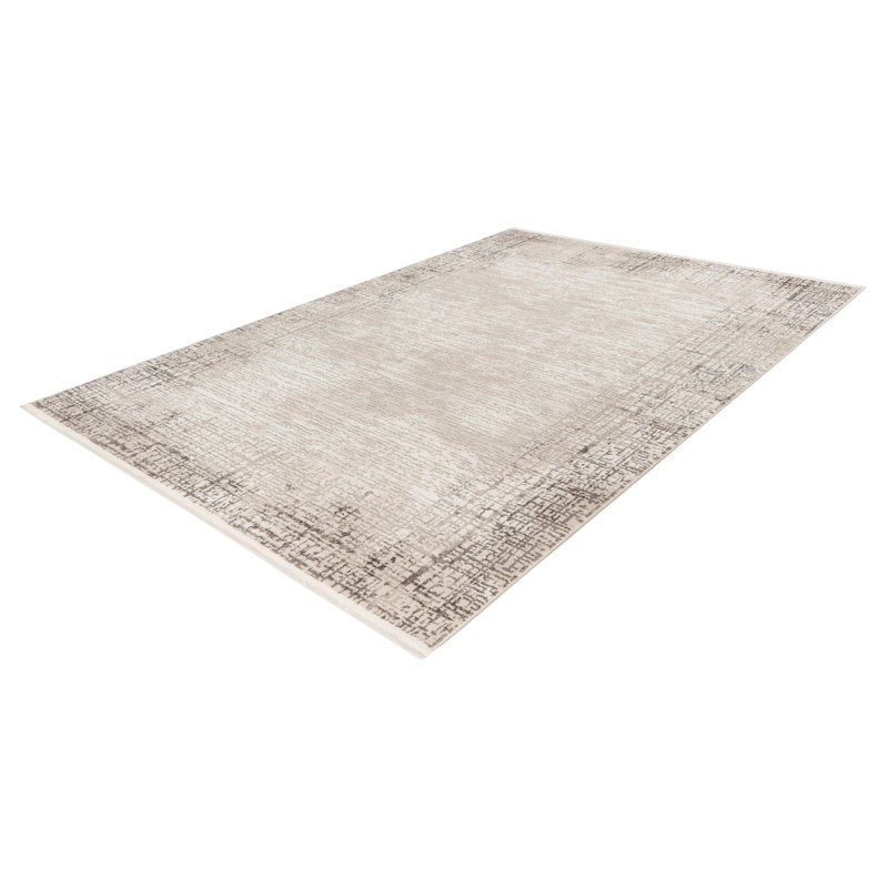 Aneke Uni Area Rug, Rectangular 160 x 230cm, Grey/Brown/Blue