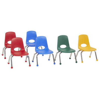 Chaise de classe empilable