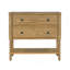 Commode d'appoint 2 tiroirs Naturel Voir ci-dessous