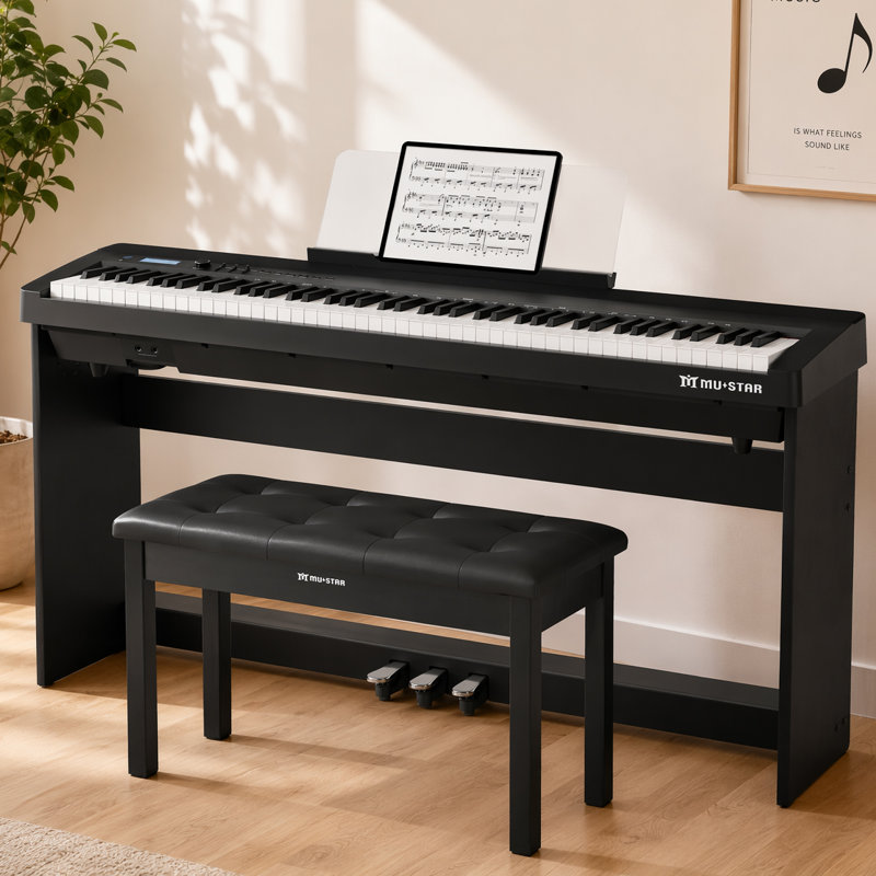Banc de rangement en bois, Noir