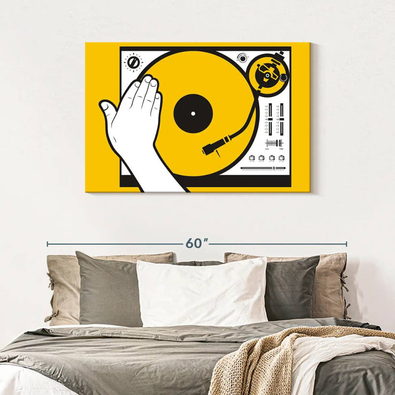 Abarca DJ Vinyl Scratch, 30" H x 45" W