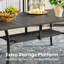 Ensemble de salle à manger rectangulaire avec chaise empilable PVC-coated polyester-851674659