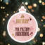 Xmas Merry Christmas Ya Filthy Animal Wooden Bauble Plaque