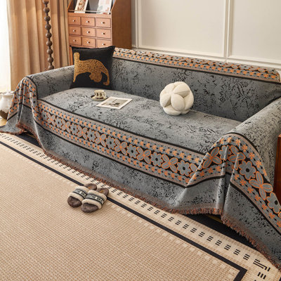 Housse de canapé Vintage Floral Bohemian Chenille