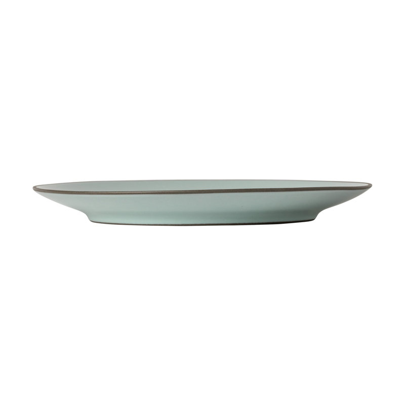 Stacked Organic Handmade Stoneware Dinner Plate, Beige