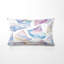 Coussin décoratif imprimé animalier - coquillage mauve-125945292