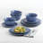 Tabletops Gallery Richmond Collection- 12 Piece Stoneware Embossed Dinnerware Set-98344854