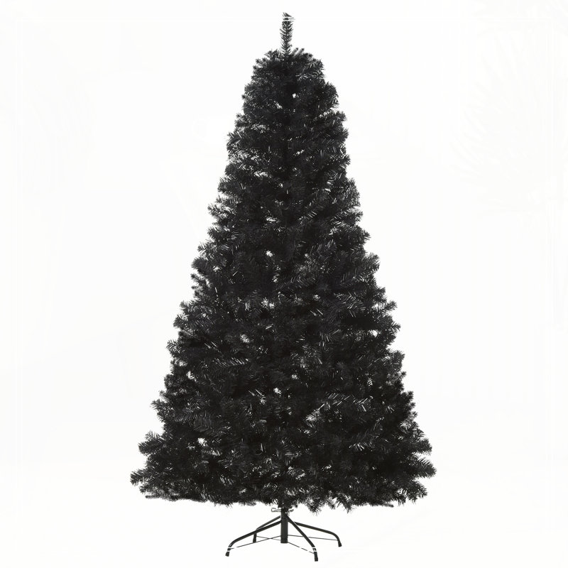 7ft Artificial Christmas Black Tree