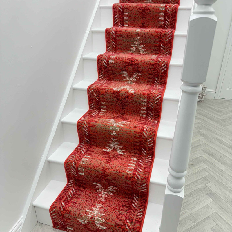 Stair Runner Geometric Area Rug, Stair Runner 60 x 600 cm