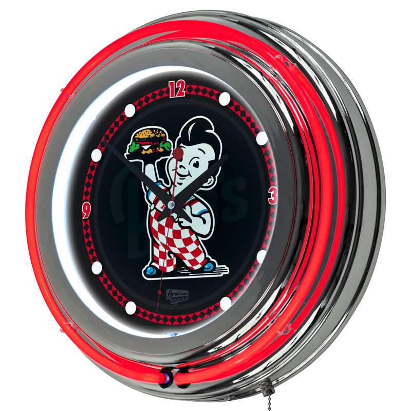 Horloge murale 13 po Bob's Big Boy