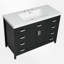 Ensemble de meuble-lavabo simple 47,3 po avec plateau en résine-1193382551
