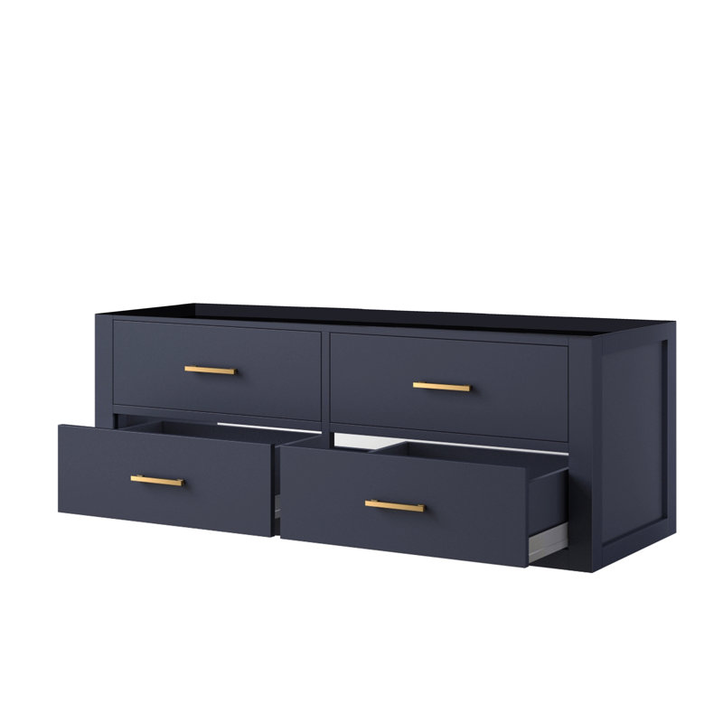Meuble-lavabo simple 48 po X P 22 po D, Bleu