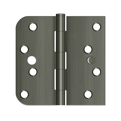 Charnière en dichromate de zinc Deltana S44058TT2D-LH 4 po x 4 po x 5/8 po x SQ