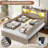 Storage Bed Queen with LED Headboard and Charging Station – Farmhouse Platform Bed with 4 Drawers, Flip-Door Cabinets, USB Ports, No Box Spring Needed, Rustic Gray Wood & Metal Frame-959736487-959736490