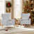 Grey;2 Chairs Set
