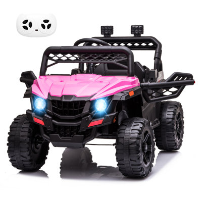 12V Kids Ride-On UTV Car with Remote Control, LED Lights Battery Powered Electric Truck