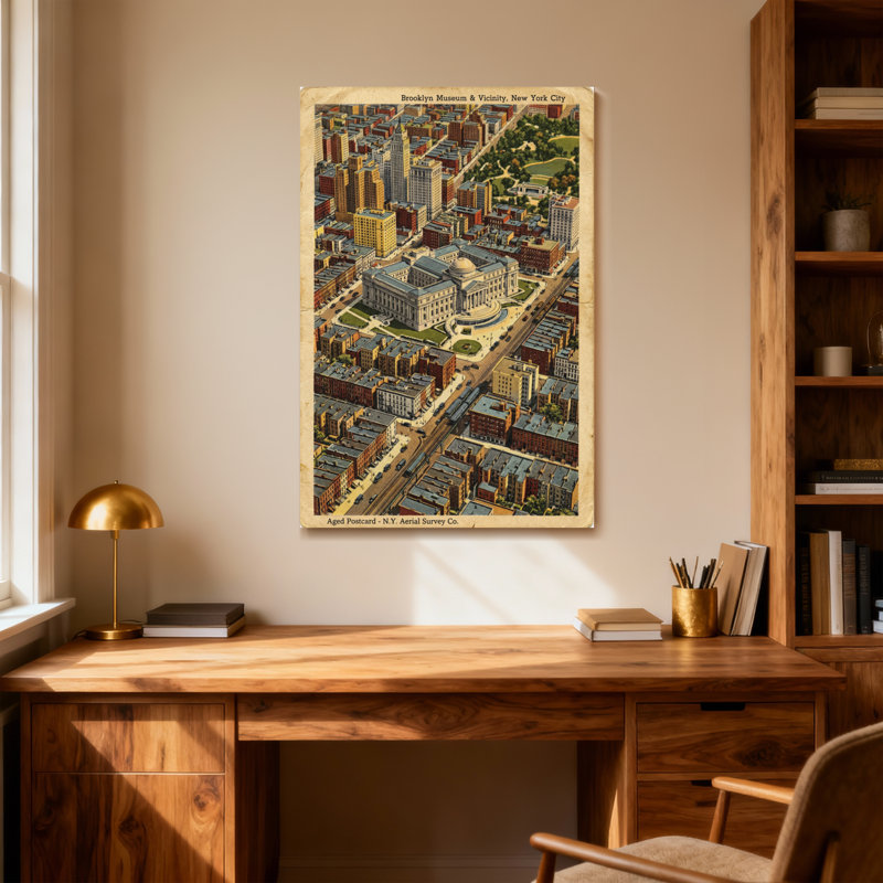 Scenic & Cityscapes Brooklyn Museum and Vicinity, New York, H 18 po x l 12 po