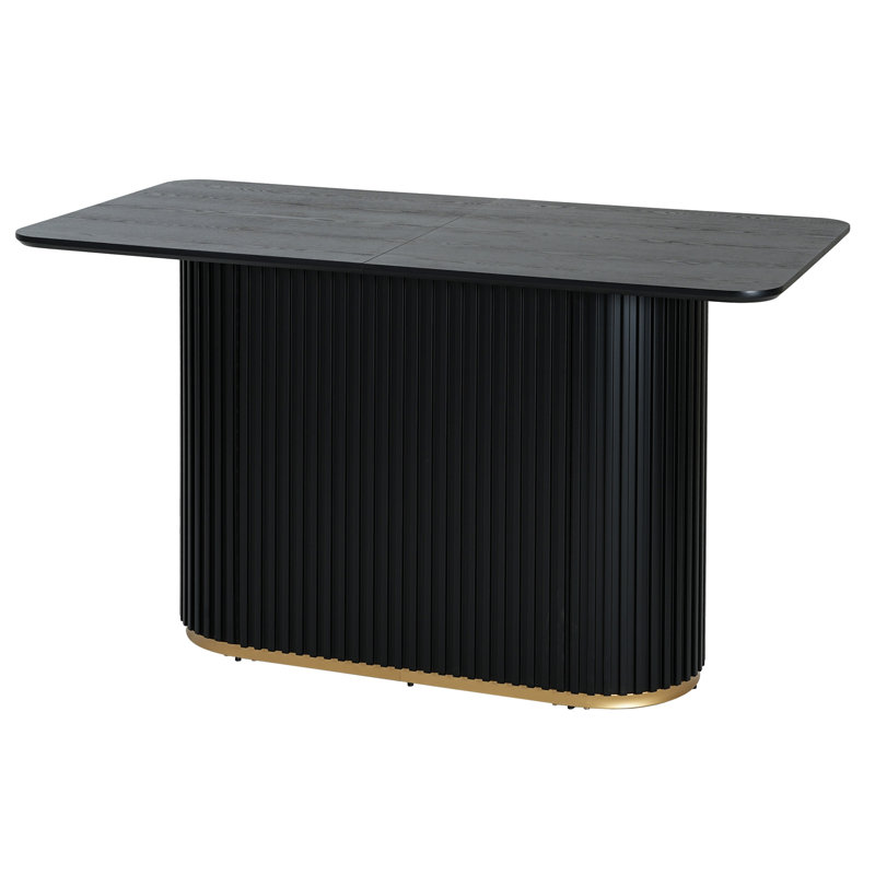 Table de comptoir L 63,00 po - Noir, Noir