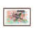 Classic Brown Wood Floater Framed