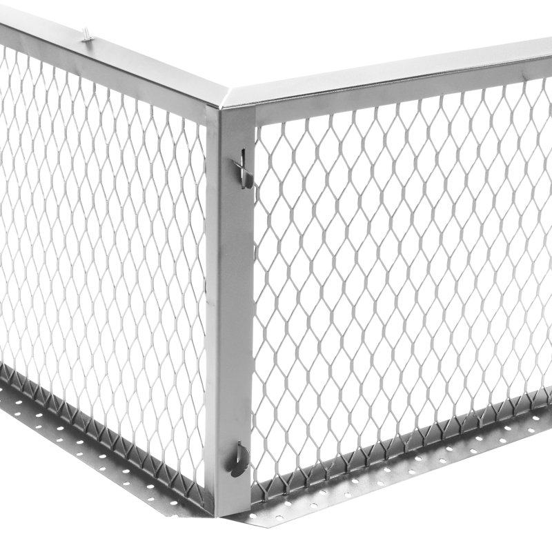  Chapeau de cheminée à conduits multiples, Acier inoxydable, H 14 po x l 41 po x p 17 po