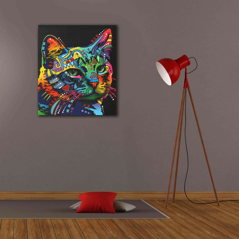 «Debate» par Dean Russo, art mural sur toile, H 30 po x l 26 po x P 1,5 po