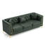 Canapé Chesterfield modulaire 3 places de luxe léger de 81,5 pouces