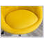 Fauteuil d'appoint pivotant en velours capitonné-108814539