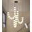 Globe Chandelier Led Dimmable Lighting Black Light-1303354968