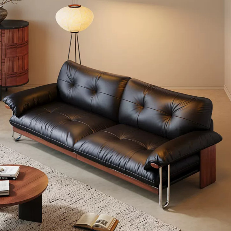 Canapé Mid-Century, Noir