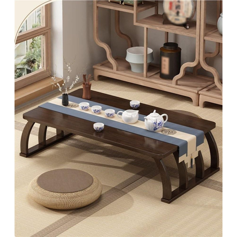 Bamboo Coffee Table, Low Table, Brown
