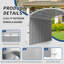 11 Ft. W x 11 Ft. D Outdoor Aluminum Pergola with Canopy-95163444