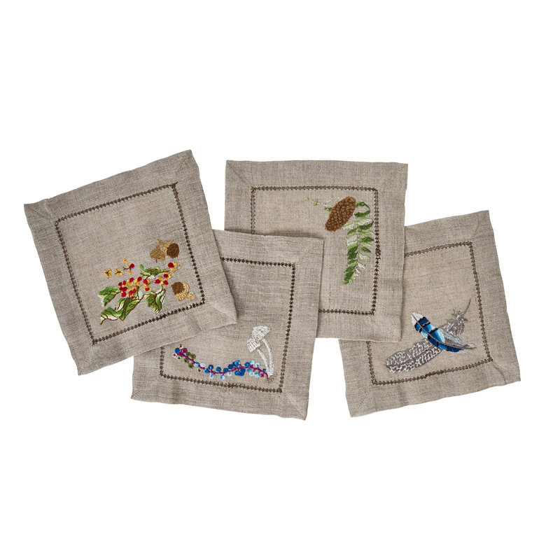 Forest Walk Cocktail Napkin Assorted - Multi