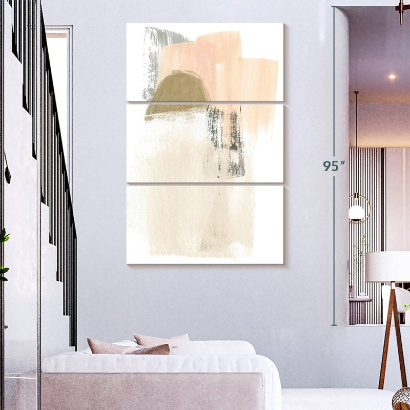 Avery Blush Abstract V, 32" H x 20" W