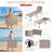 Samera Outdoor Metal Chaise Lounge-1750254696