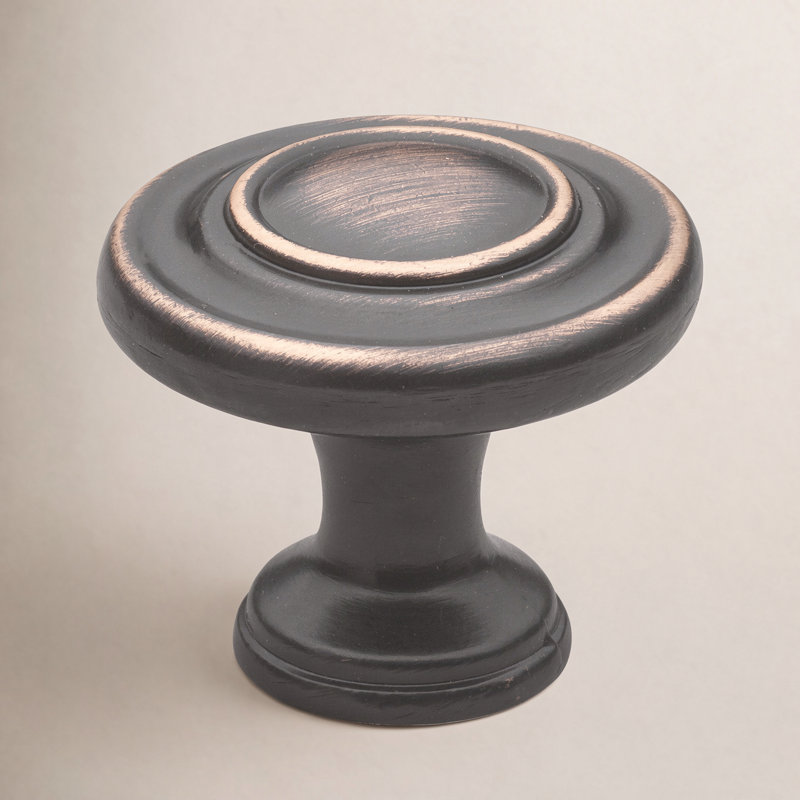 Paquet multiple de boutons de champignon, Bronze huilé