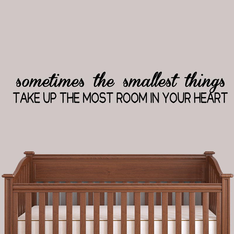 Text & Numbers Non-Wall Damaging Wall Decal, Black